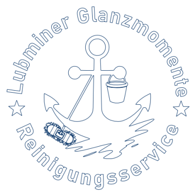 Lubminer Glanzmomente full white outline blue